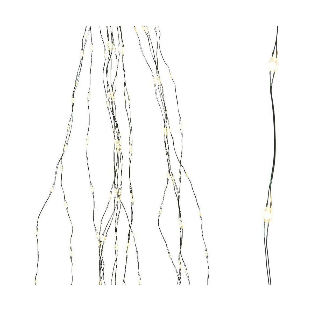 Wreath of LED Lights Lumineo White