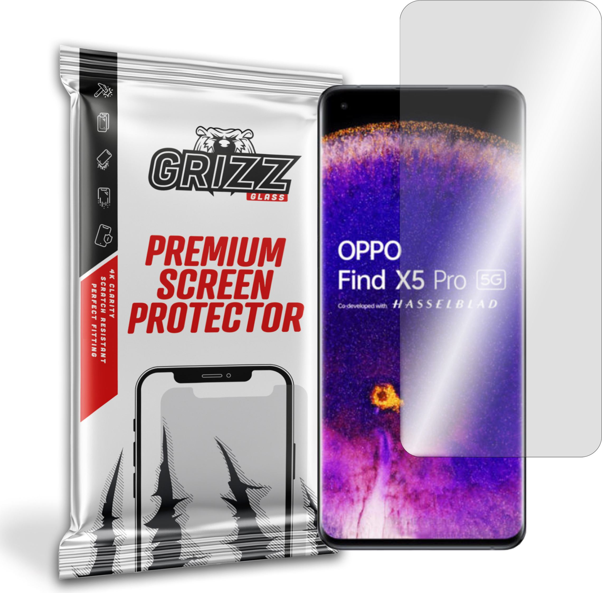 GrizzGlass Hydrofilm Oppo Find X5 Pro