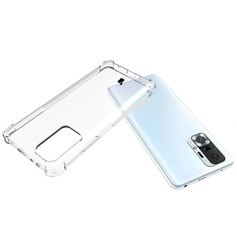 Bizon Case Clear Pack case + 2x screen glass + lens glass Xiaomi Redmi Note 10 Pro clear