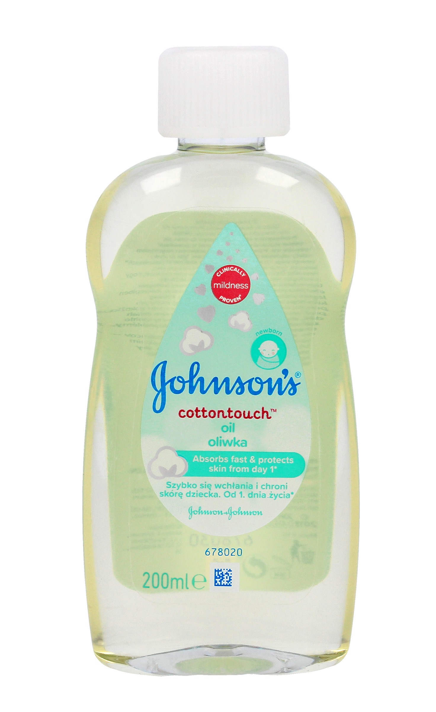 Johnson`s Baby Cotton Touch Oliwka dla dzieci  200ml