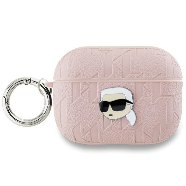 Karl Lagerfeld KLAP2PGKIPP Apple AirPods Pro (2 gen) cover Monogram Karl Head pink