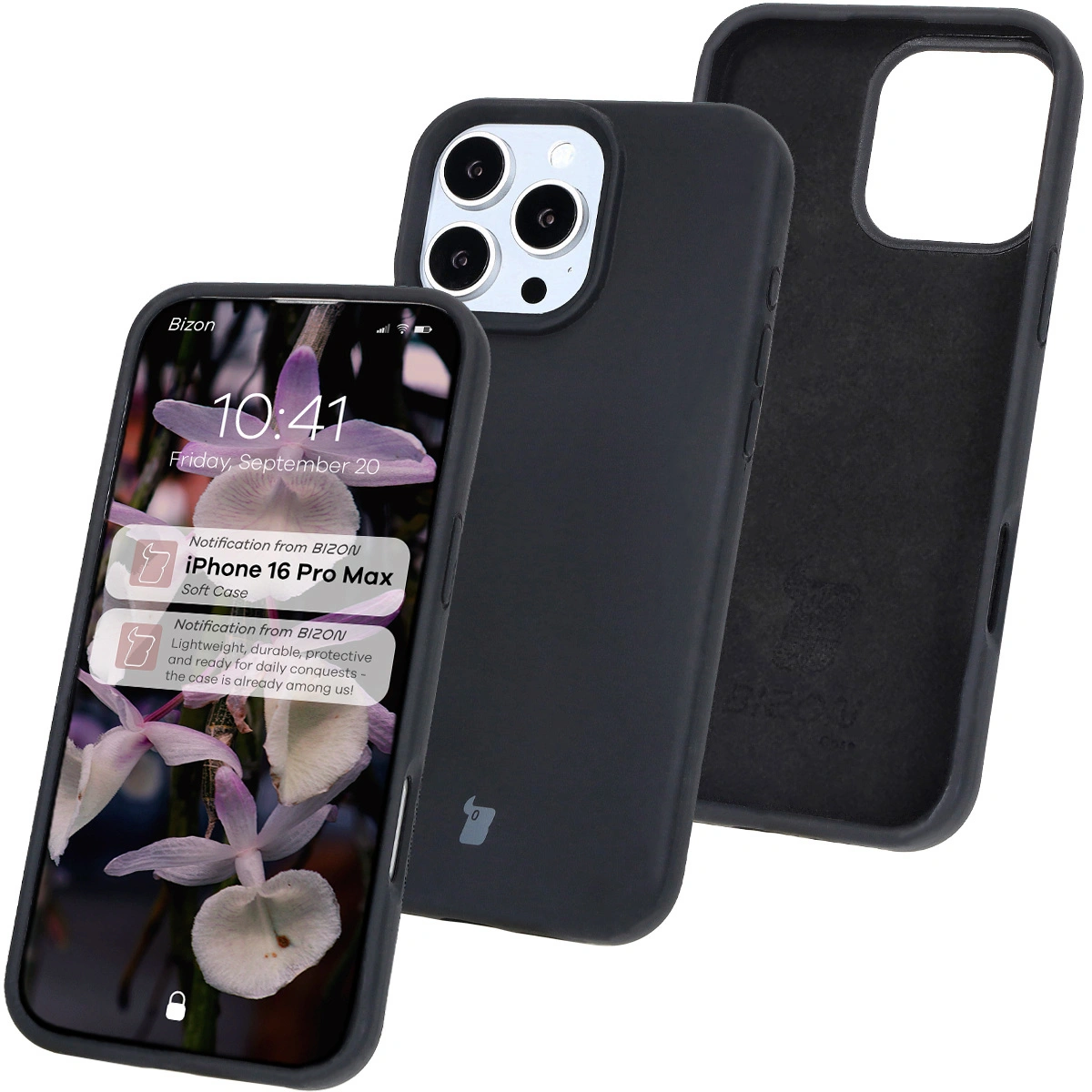 Bizon Soft Case Apple iPhone 16 Pro Max black