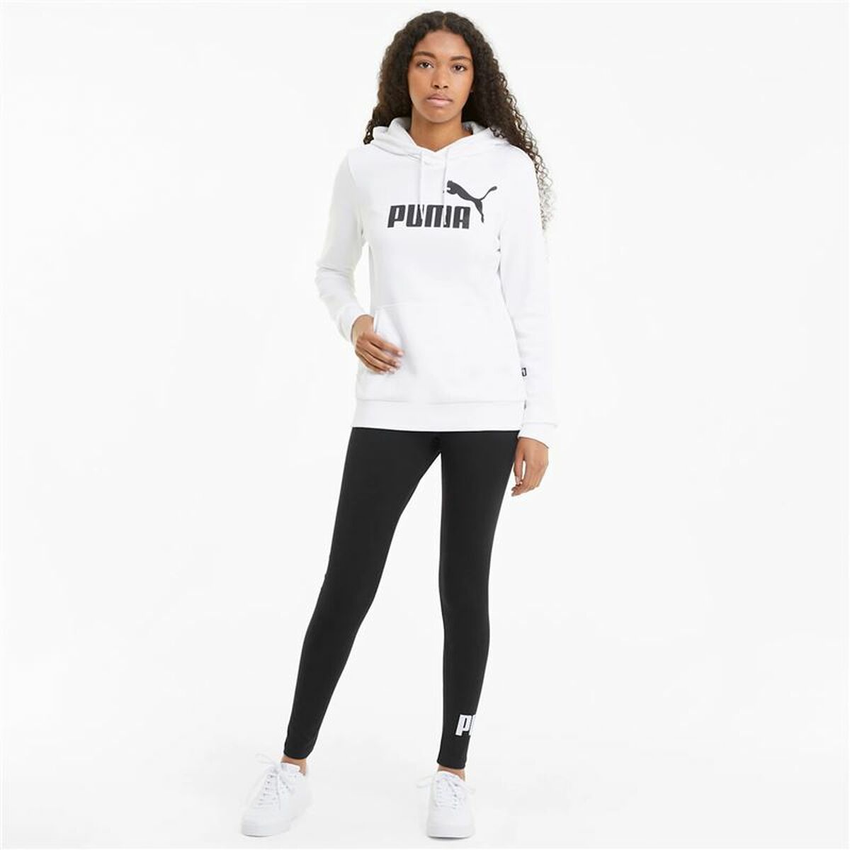 Sports Leggings Puma Essentials Black