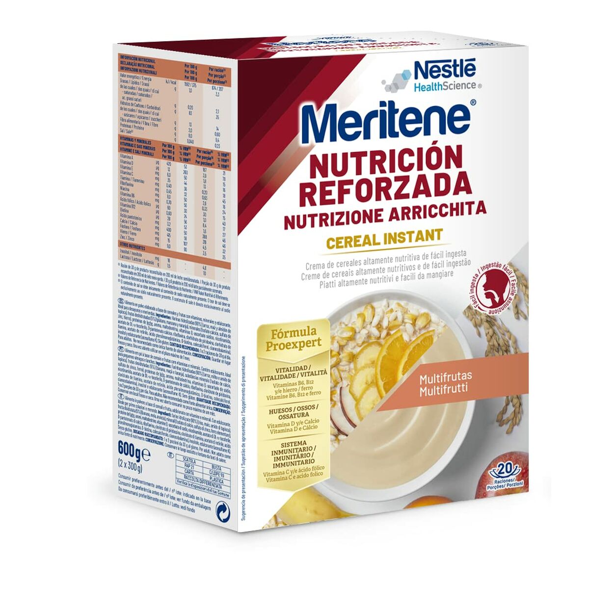Cereals Meritene   Cream Fruits 600 g