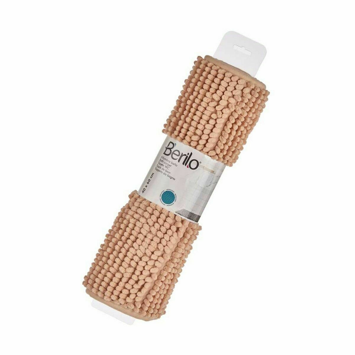 Bath rug Berilo MB/5 Cream 60 x 40 x 2 cm (12 Units)