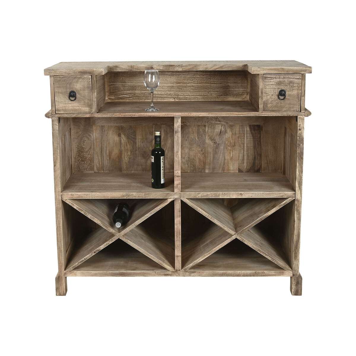 Bar unit Home ESPRIT Natural 120 x 50 x 109 cm