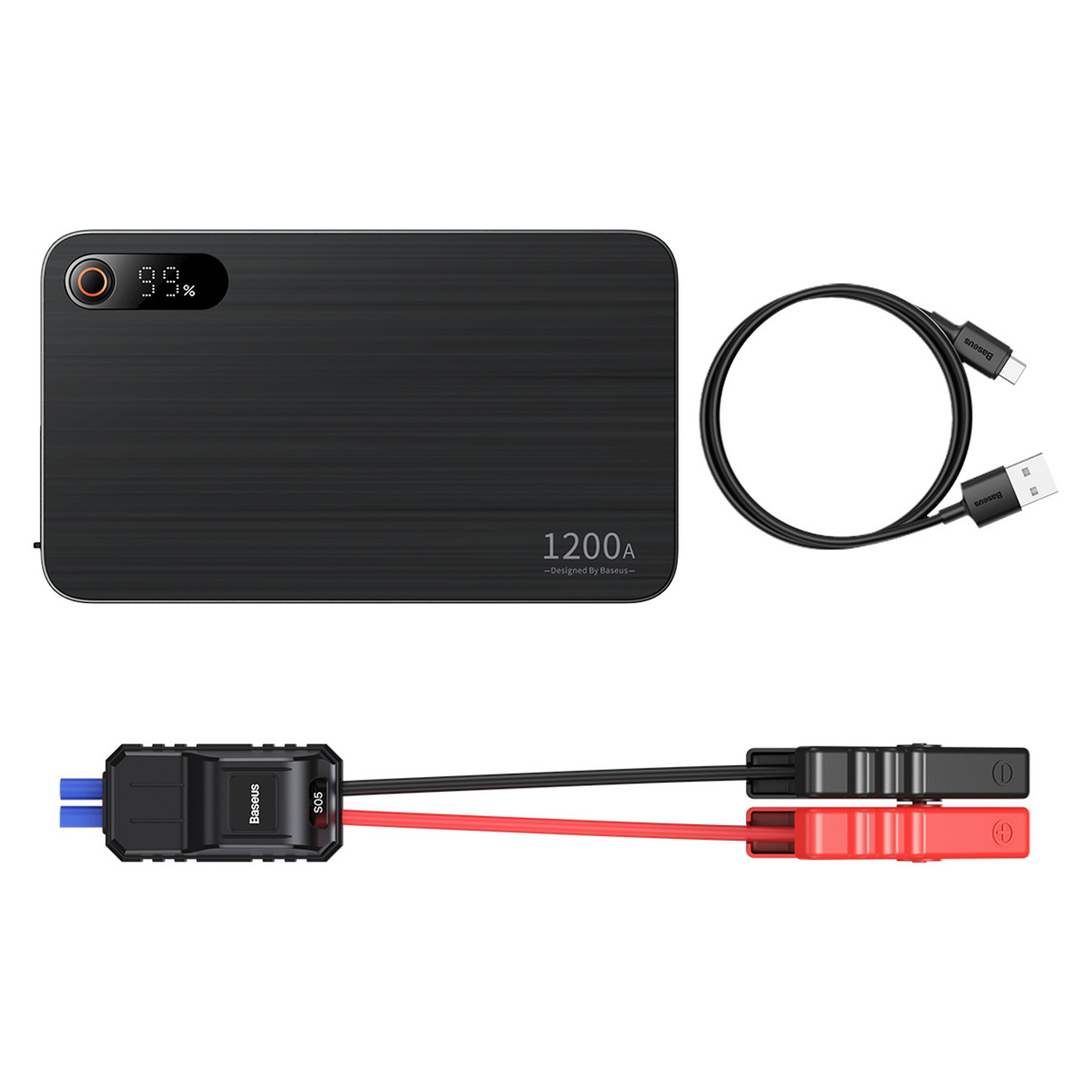 Baseus Super Energy Pro+ Powerbank Jump Starter 1200A black