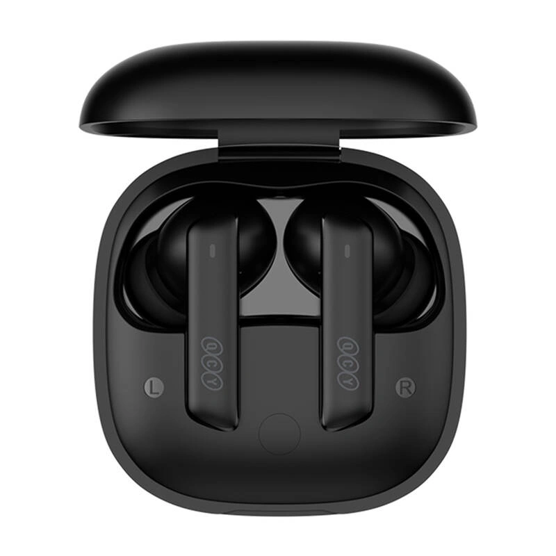 TWS wireless dock headphones QCY HT05 ANC Bluetooth 5.2 black