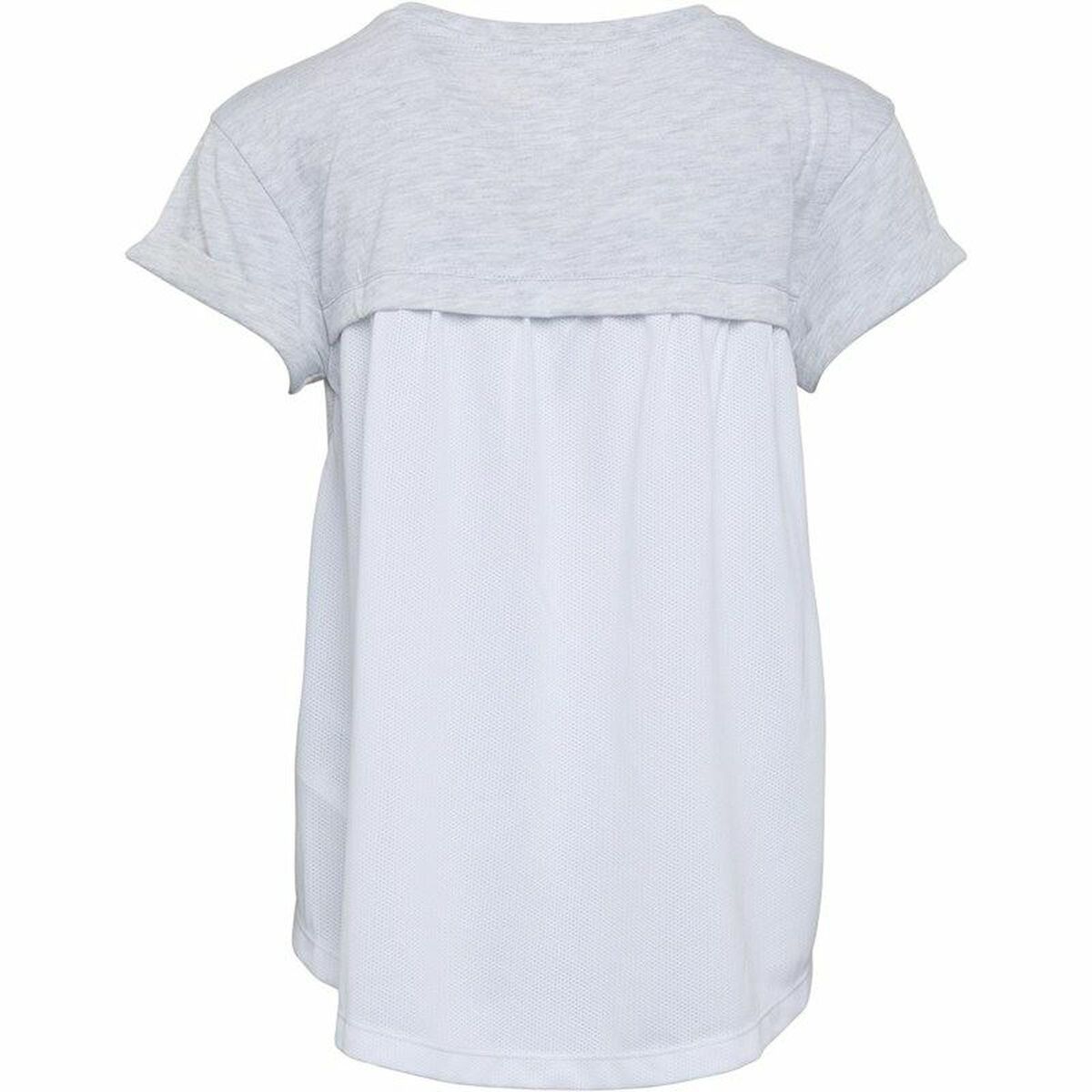 Child's Short Sleeve T-Shirt Converse Mix Flyaway Light grey
