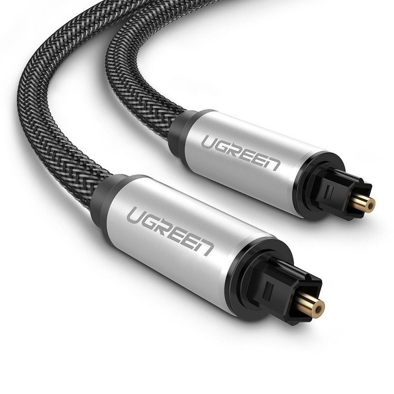 Optical braided cable Toslink Audio UGREEN aluninium 3m