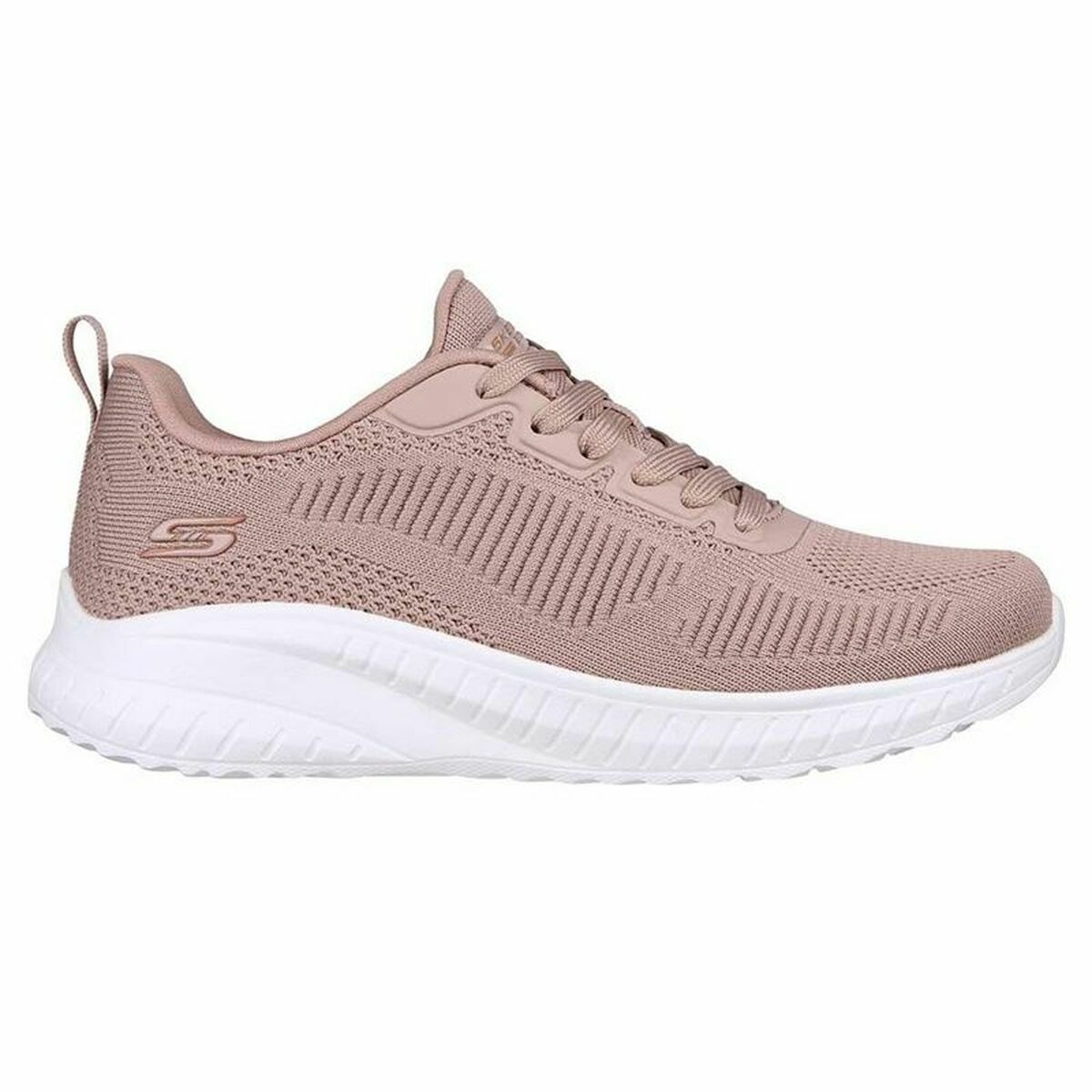 Running Shoes for Adults Skechers Bobs Sport Squad Pink