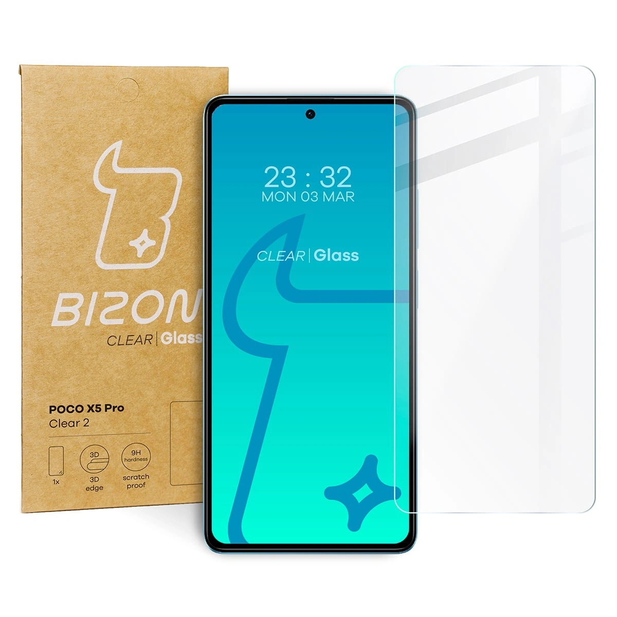 Bizon Glass Clear 2 Poco X5 Pro