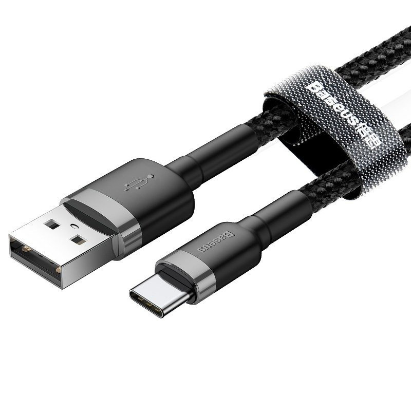 Baseus Cafule USB-A/USB-C Cable 3A 1m (gray-black)