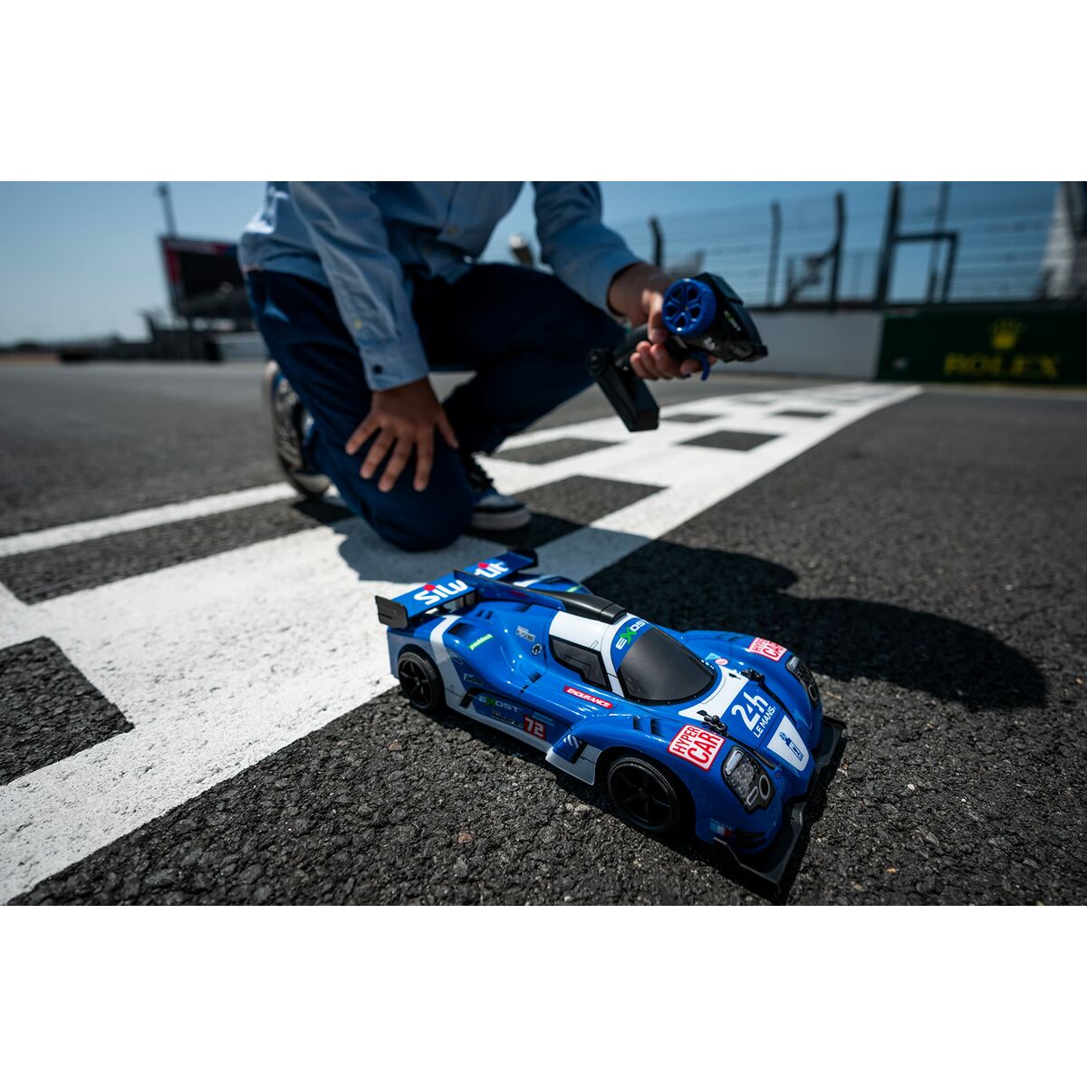 Remote-Controlled Car Exost 24h Le Mans 1:14 Blue Remote-Controlled Car Exost 24h Le Mans 1:14 Blue