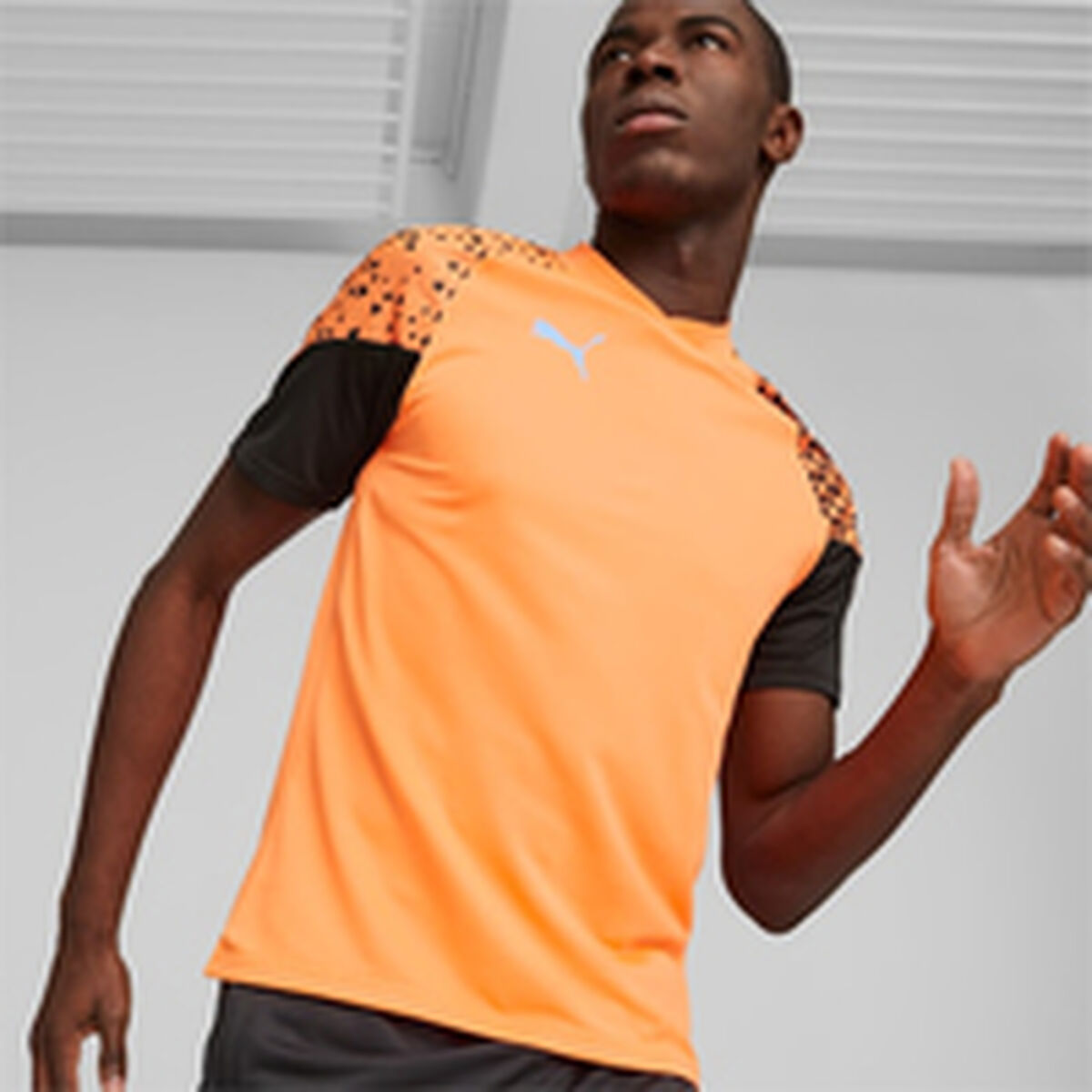 Men's Short-sleeved Football Shirt Puma Individual Cup Training