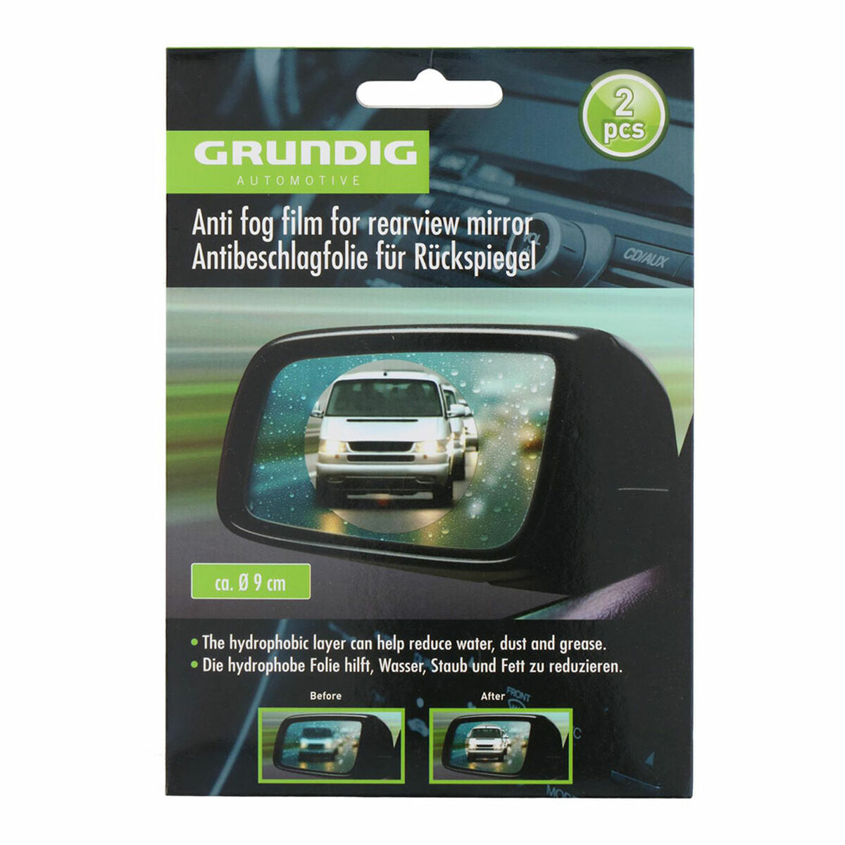 Waterproof rearview mirror protector Grundig 2 Pieces