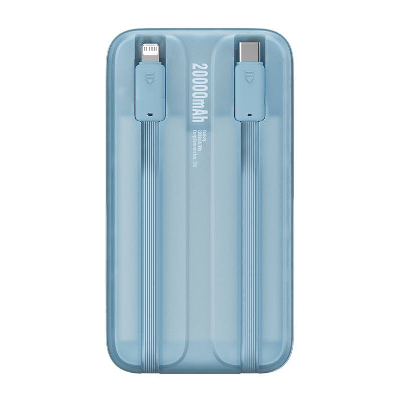 Baseus Comet Powerbank 10000mAh 22.5W + USB-A/USB-C Cable (blue)