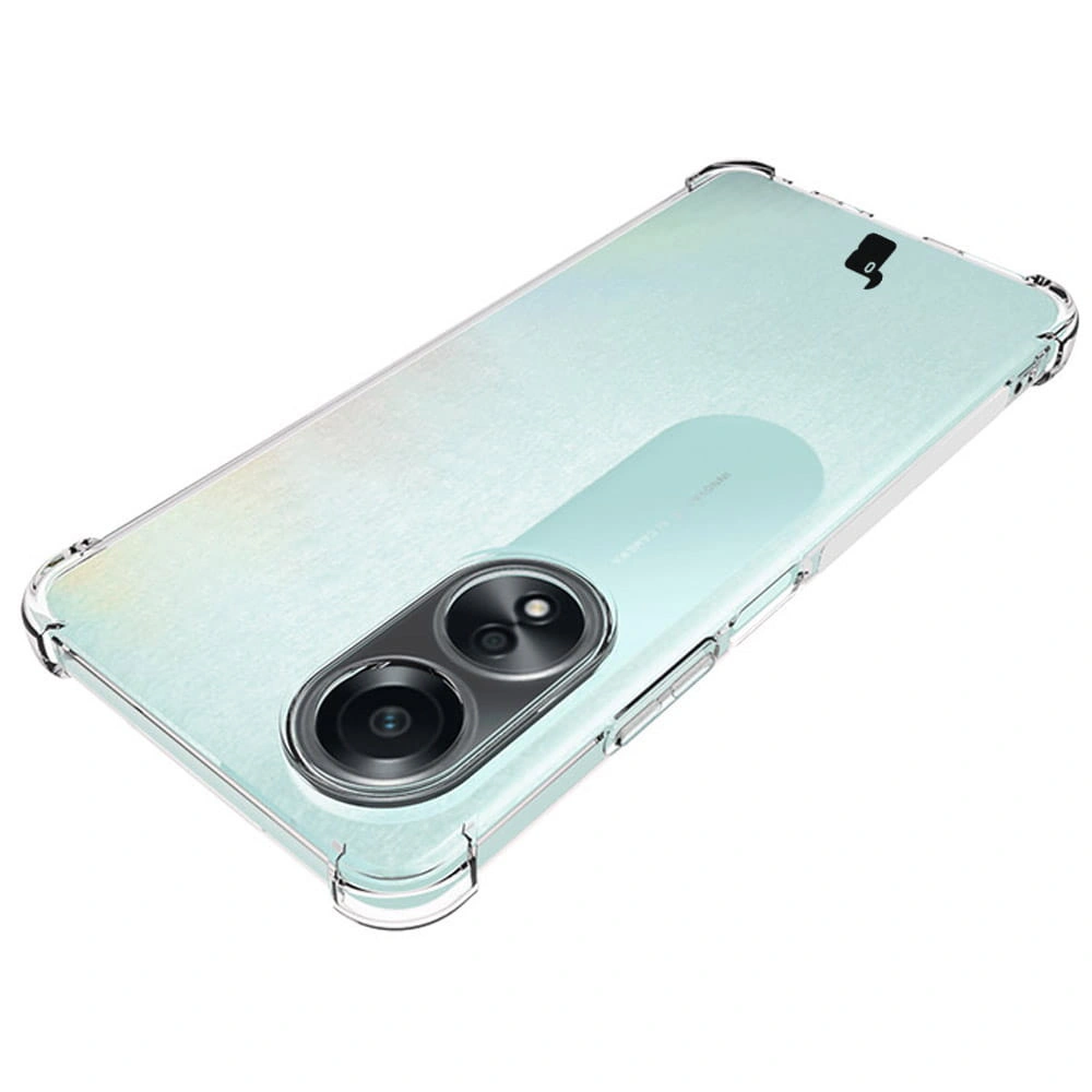Bizon Case Clear Pack case + 2x screen glass Oppo A58 4G clear