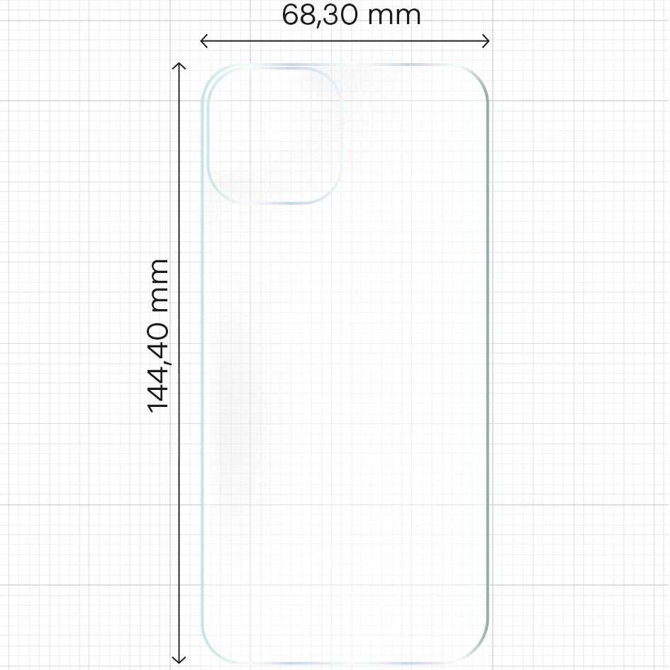 Bizon Glass Hydrogel Back Apple iPhone 15 [2 PACK]