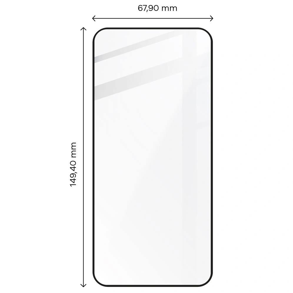 BIZON Edge 2 2x screen glass + camera glass Xiaomi 13