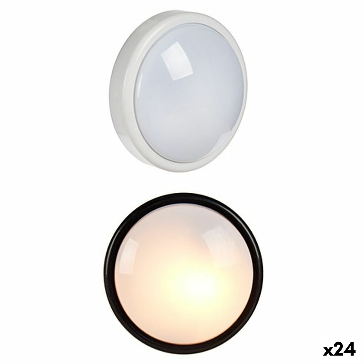 Night light Kipit 40157 White Black polypropylene (24 Units)