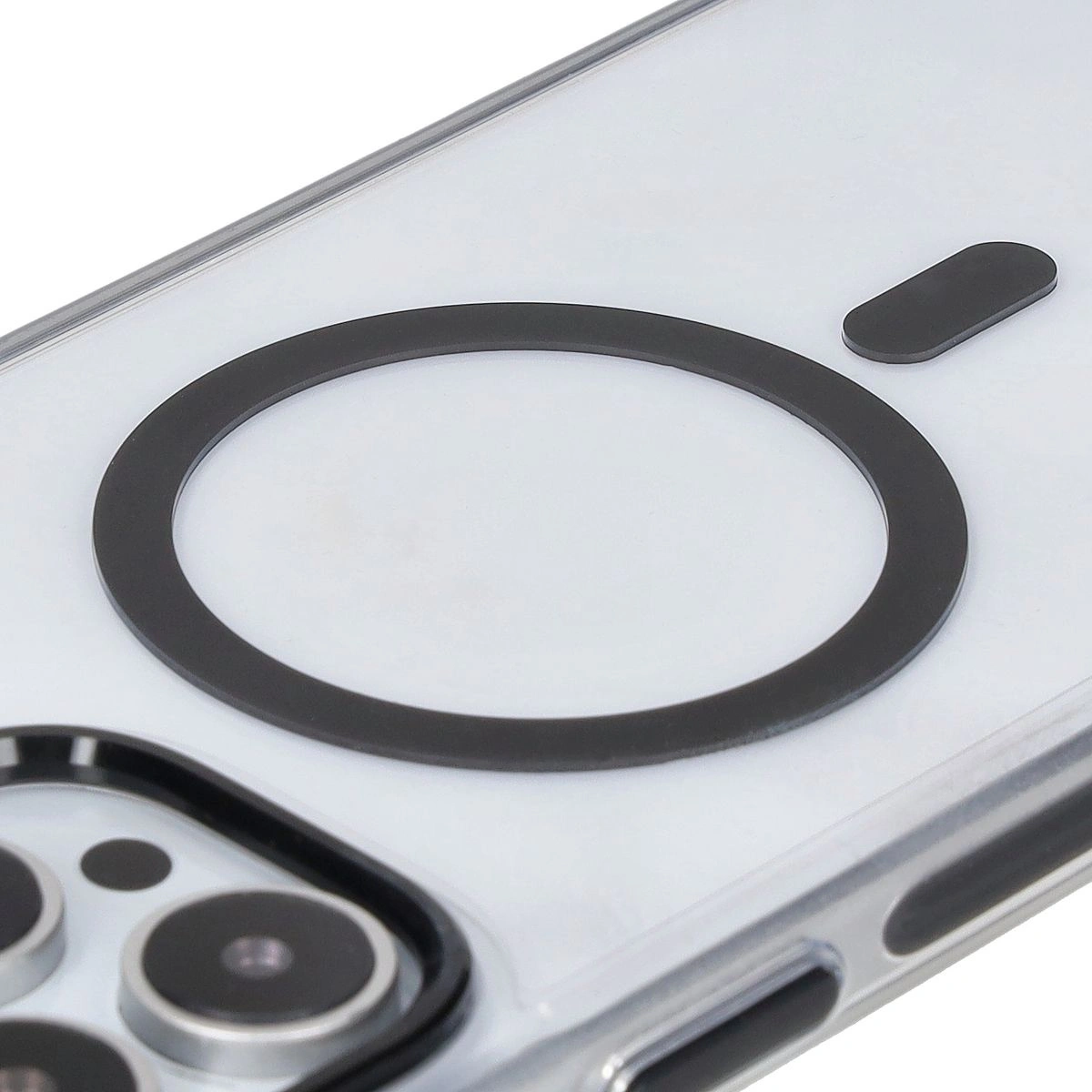 Bizon Case Marco Apple iPhone 16 Pro Max clear with black frame