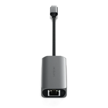 Adapter Satechi 4w1 USB-C / 3xUSB-C 3.2 gen2 10Gbps, 2.5 Gigabit Ethernet (space gray)