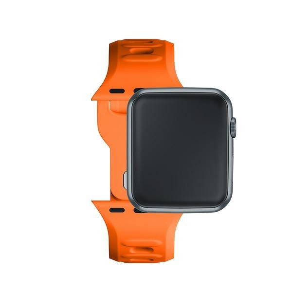 3MK Silicone Watch Strap Apple Watch 4/5/6/7/SE/8/9 40/41mm orange