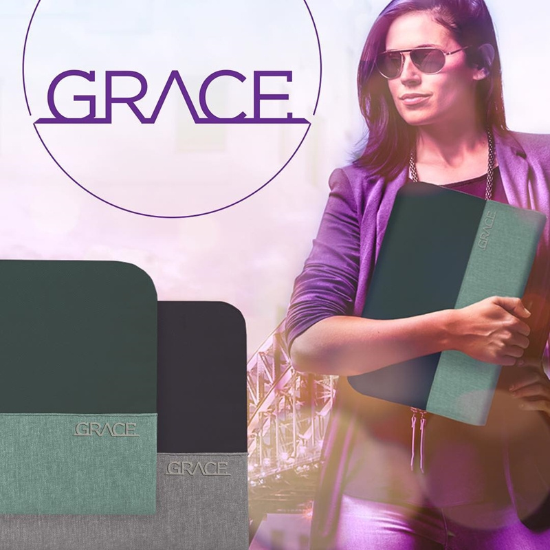 STM Grace Case Notebook 15 inch (Cloud Grey)