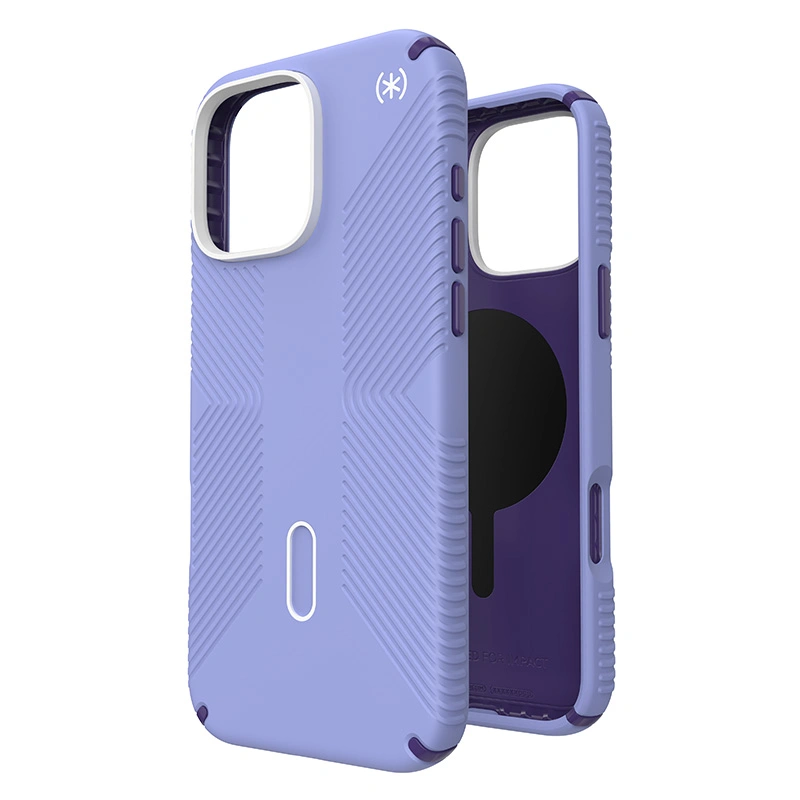 Case Speck Presidio2 Grip ClickLock & MagSafe Apple iPhone 16 Pro Max (Future Lavender / Cassis Purple / White)