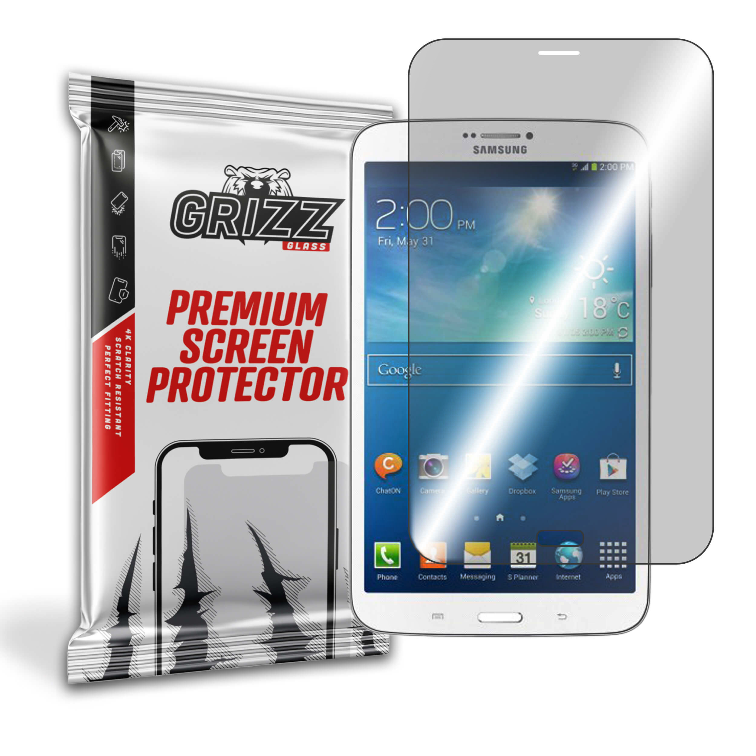 GrizzGlass PaperScreen Samsung Galaxy Tab 3 T311