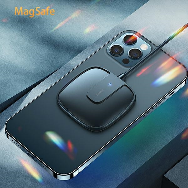 USAMS Wireless Charger US-CD159 magnetic W1 15W Extra-thin Apple iPhone 12 series white CD159DZ02