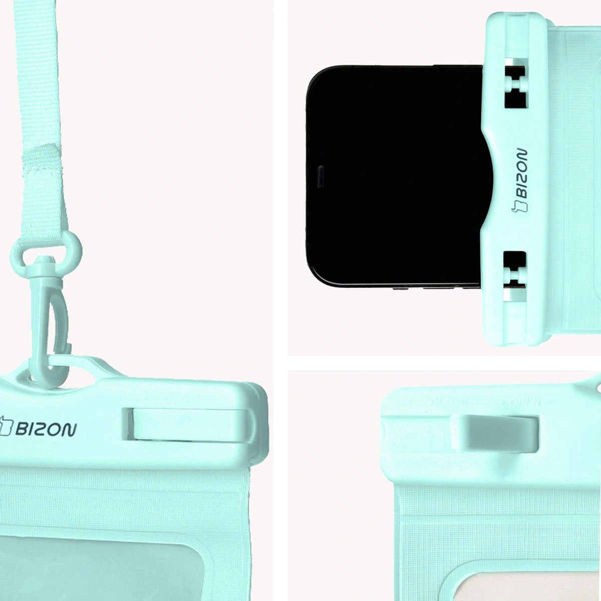 Bizon Case Hydrowrap mint [2 PACK]