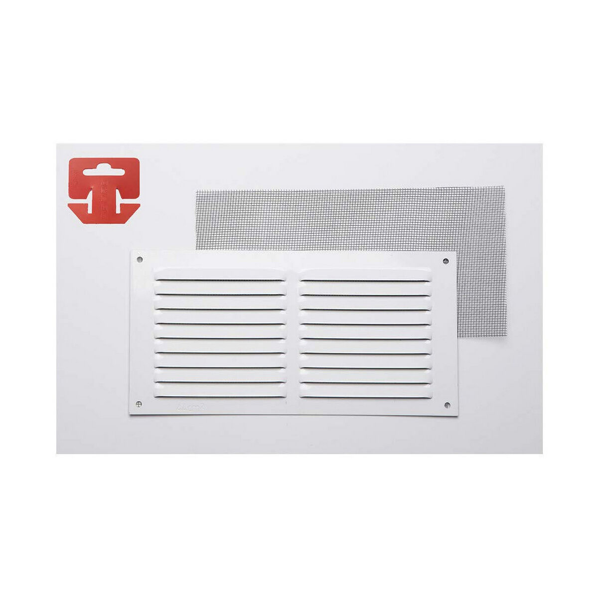 Siatka Fepre Moskitiera Lakierowany Aluminium Biały (30 x 15 cm)
