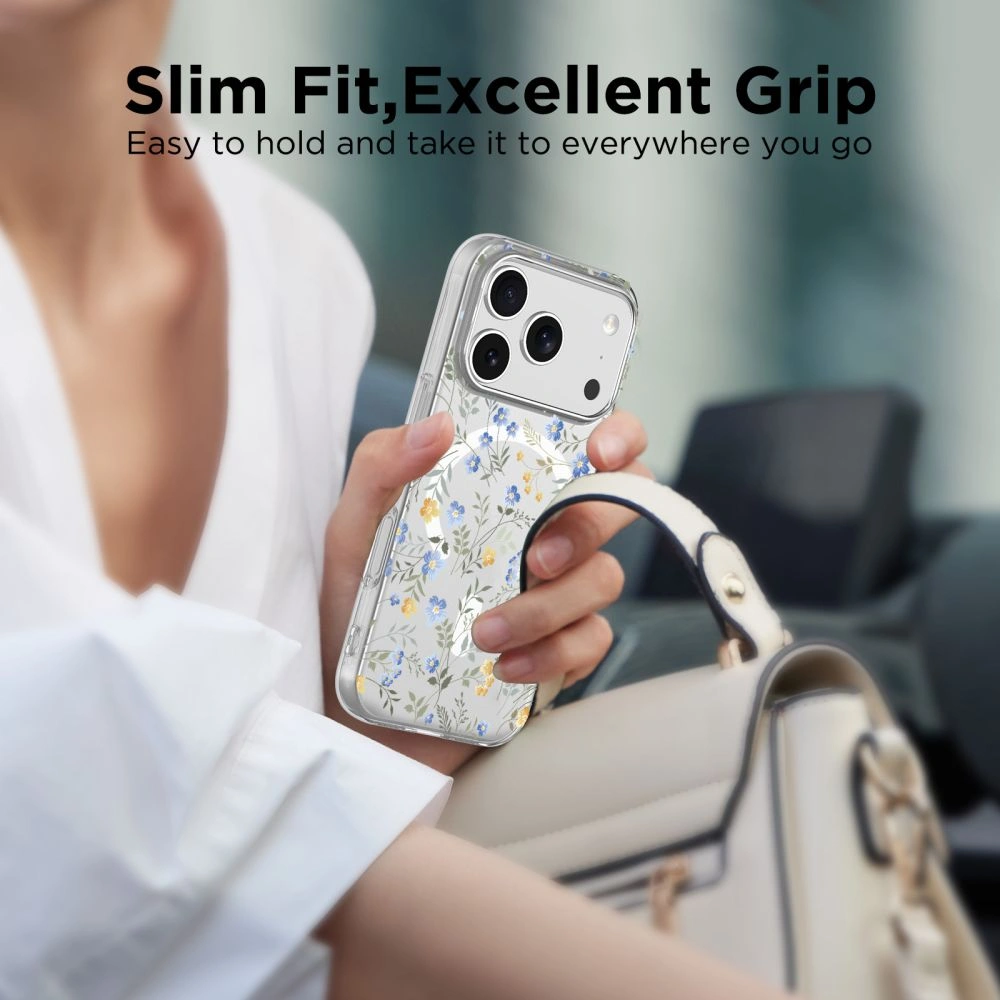 Tech-Protect FlexAir MagSafe Case for Apple iPhone 17 Pro Spring Flowers