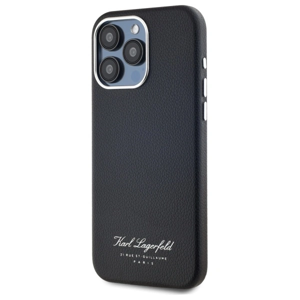 Karl Lagerfeld KLHCP15XPGWCMKHK Apple iPhone 15 Pro Max hardcase hotel RSG black