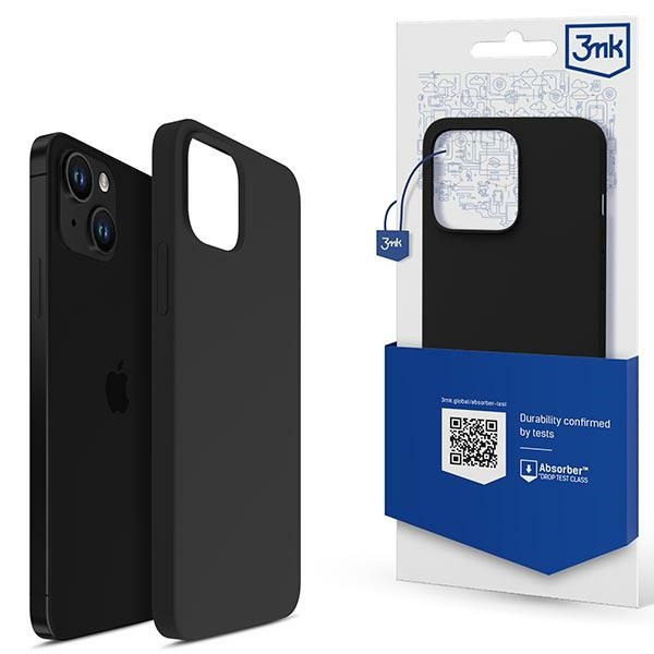 Case 3MK Silicone Case Apple iPhone 13 black/black