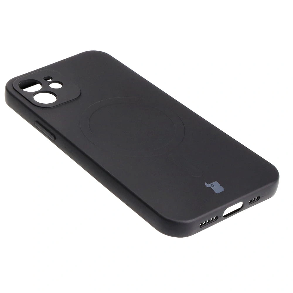 Bizon Case Silicone Magnetic Apple iPhone 12 black
