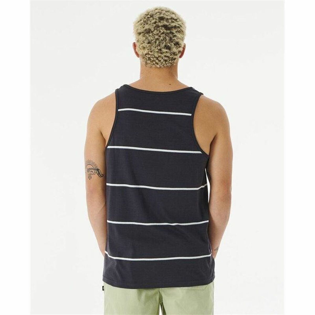 Men's Sleeveless T-shirt Rip Curl Swc Rails Tank Black Men
