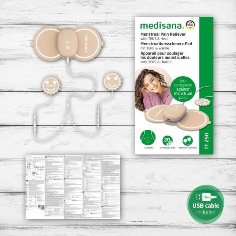 Rechargeable Relaxing Menstrual Massager Medisana TT 250 Beige Rechargeable Relaxing Menstrual Massager Medisana TT 250 Beige
