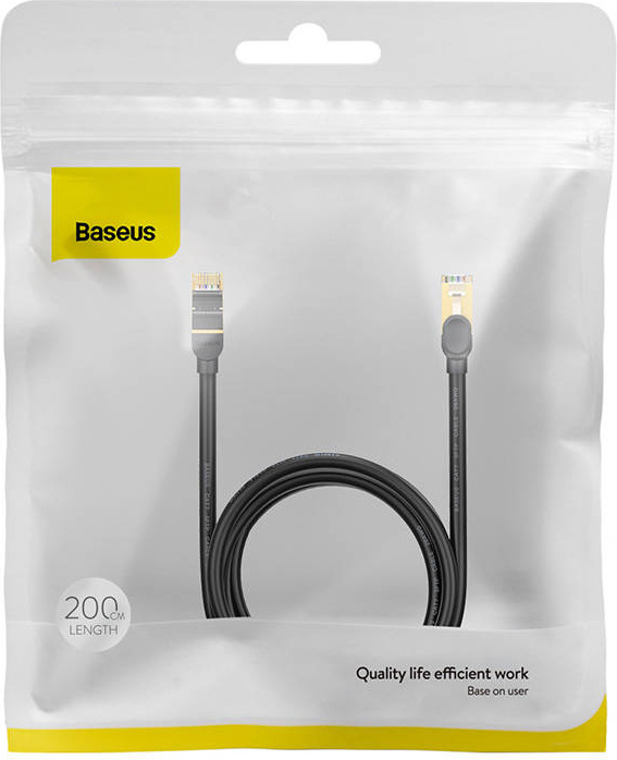 Baseus Ethernet Cable RJ45, 10Gbps, 2m (black)