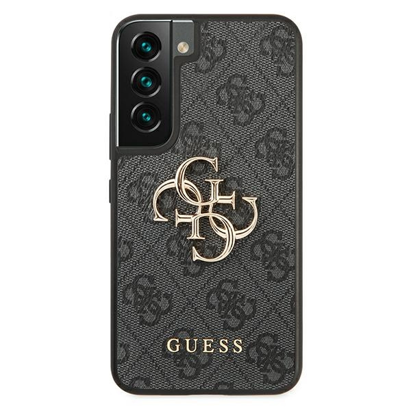 Guess GUHCS22S4GMGGR Samsung Galaxy S22 grey hardcase 4G Big Metal Logo