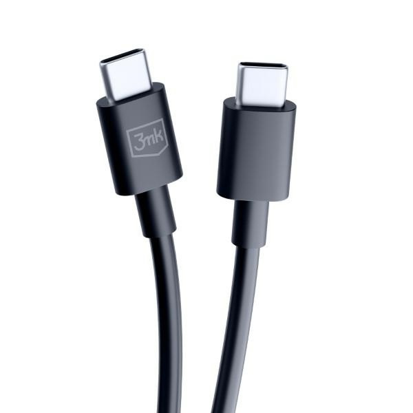 3MK cable Hyper USB-C / USB-C 100W 1.2m black