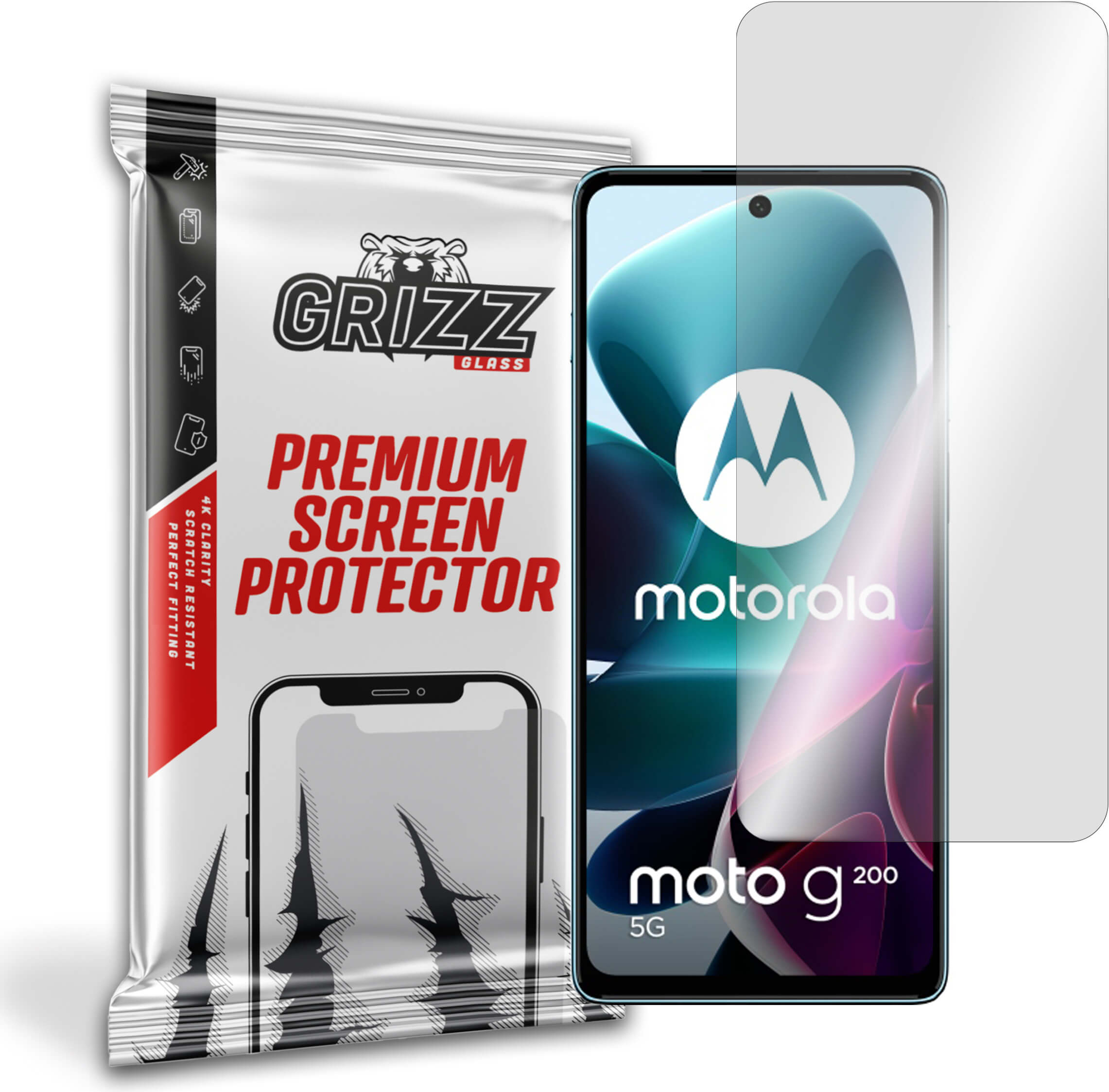 GrizzGlass HybridGlass Motorola Moto G200 5G