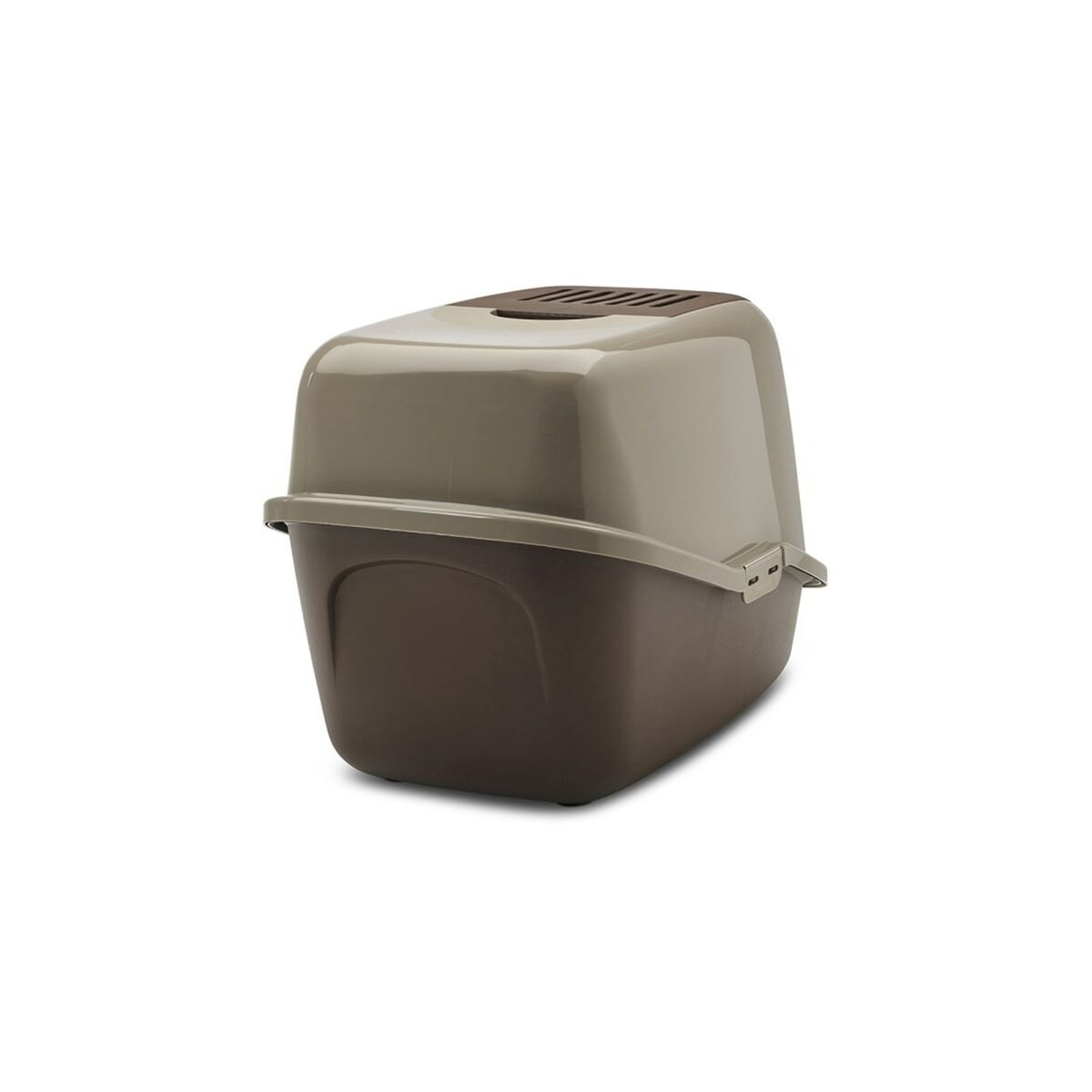 Cat Litter Box Savic Nestor Grey Bronze Plastic