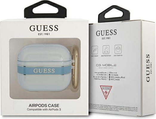 Guess GUA3HHTSB Apple AirPods 3 blue Strap Collection