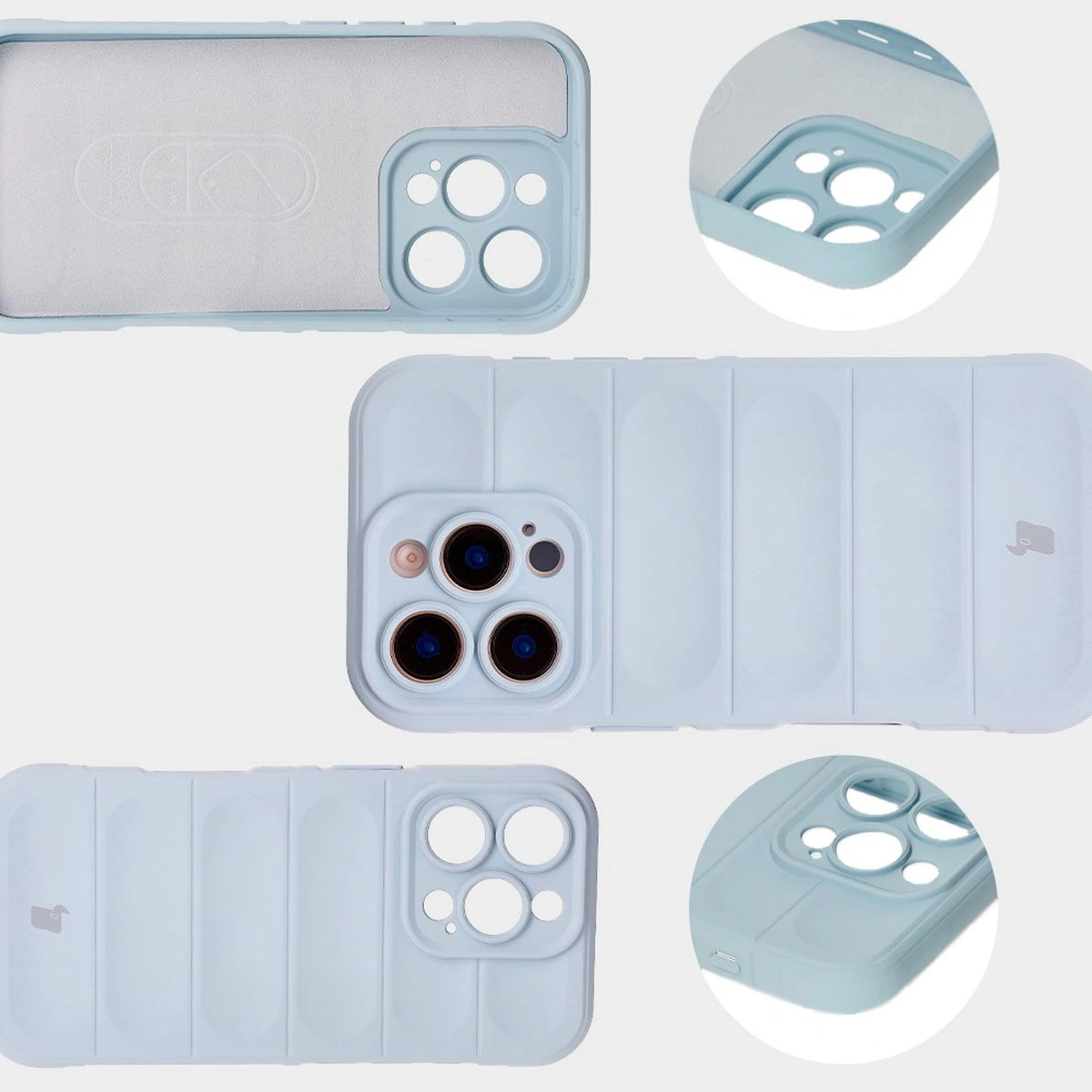 Bizon Case Tur Apple iPhone 16 Pro light blue