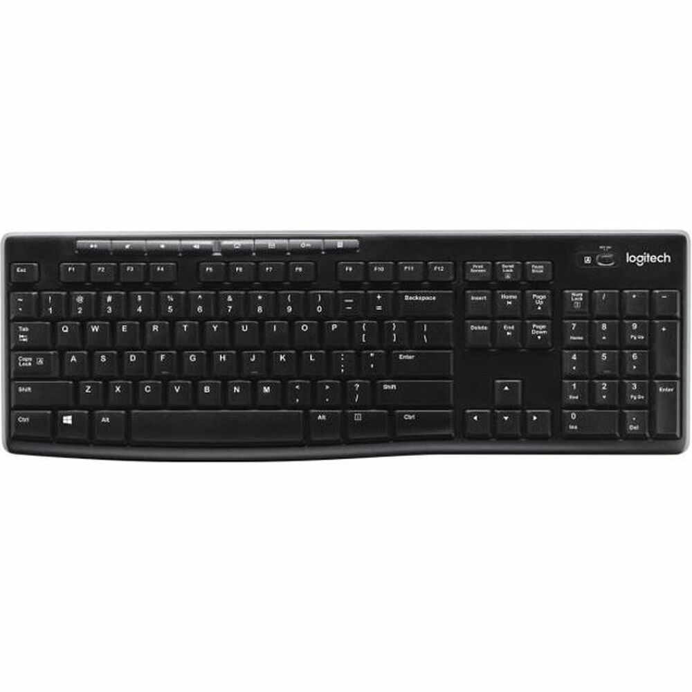 Klawiatura Bezprzewodowa Logitech Francuski Czarny AZERTY