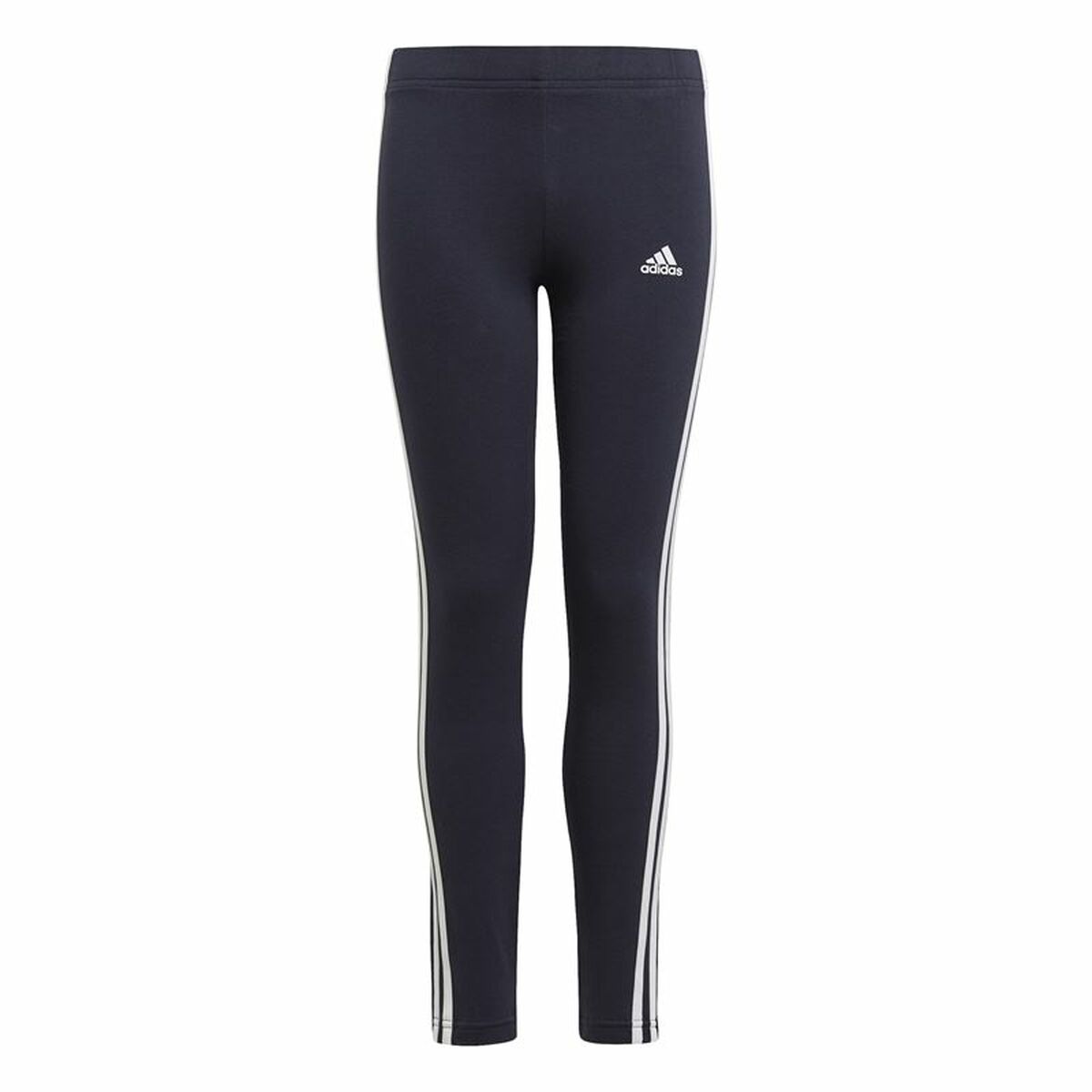 Sports Leggings Adidas Essentials 3 Stripes Navy Blue