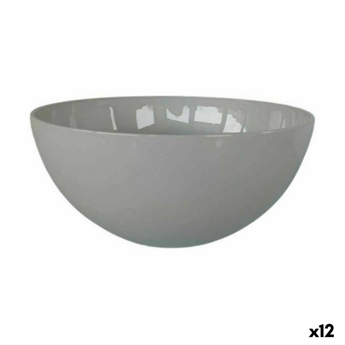 Salad Bowl Dem Inside Plastic 2,7 L 24 x 24 x 11 cm (12 Units) Salad Bowl Dem Inside Plastic 2,7 L 24 x 24 x 11 cm (12 Units)